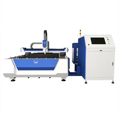 Découpeuse de laser de commande numérique par ordinateur de découpeuse de laser de tôle de table simple
